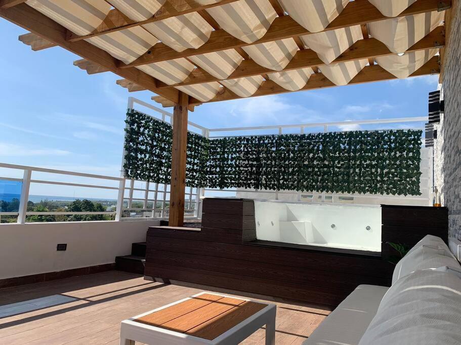 Apart. Bbq, Jacuzzi Y Vista Al Mar, 4Hb/Ac. Daire Barahona Dış mekan fotoğraf