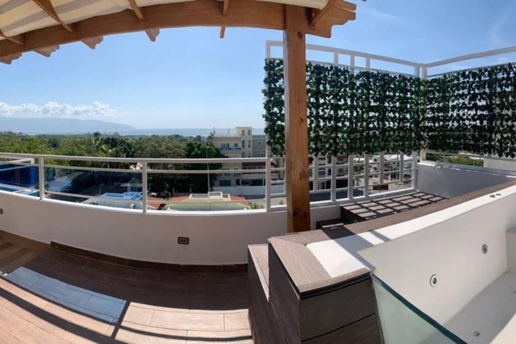 Apart. Bbq, Jacuzzi Y Vista Al Mar, 4Hb/Ac. Daire Barahona Dış mekan fotoğraf